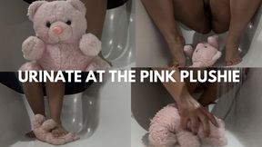 URINATE AT THE PINK PLUSHIE