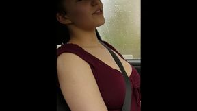 Hot Driver Can't Stop Fingering