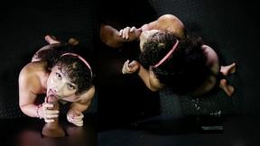 ”Fuck yeah Pixie, suck them while they're hard!”