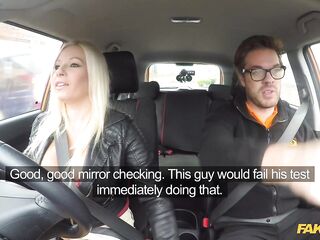 Fake Driving School - Glamour Model mother I'd like to fuck with LARGE BREASTS squirts and gets creampied