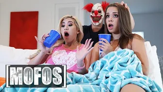 Busty Cristi Ann shares JMac with BFF Liza Rowe in a wild threesome