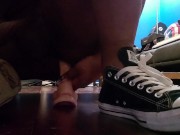 Black Bottom, White Dildo pt. 1