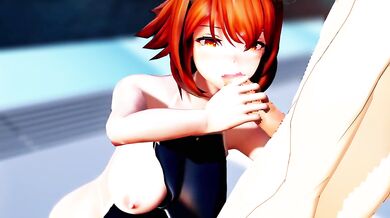 Hentai gamer gets her tight ass wrecked in 3D gaming music video