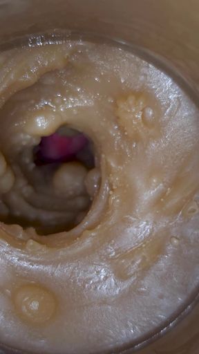 Precum squirting in my pussy Camera In Vagina 4k. Extreme close up!   Clip 1