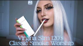 Classic Smoke Worship Virginia Slims 120s