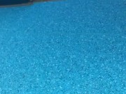Purple and pool