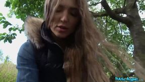 Quick and spicy sex for money with a playful brunette Nicole Pearl