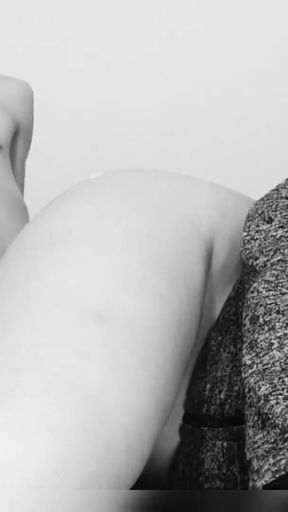 Black and White Erotic Video Series, Colorless Real Sex Moments   Clip 2