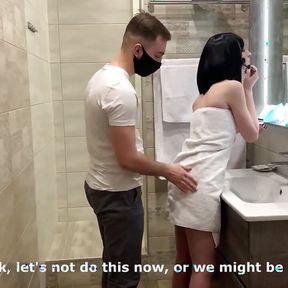 Fucked a Friend&#039;s Fiancee in the Bathroom and She Was Late for the Ceremony - Anny Walker