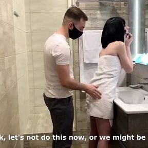 Fucked a Friend&#039;s Fiancee in the Bathroom and She Was Late for the Ceremony - Anny Walker