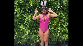 Pink Bunny tease