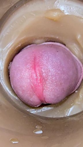 Camera Inside Deep Captures Huge Ejaculation of Sperm 2 Times