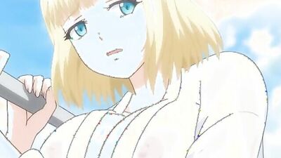 Big-titted anime teen Geisha gets hard fucked & facialized in HD