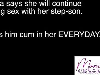 mother I'd like to fuck Sierra Spunk Supplicates Stepson to Flood Her Creampie Twat with Sexy Cum