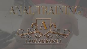 ANAL TRAINING Total lenghts 2:55 minutes  I train my slave's asshole with a dildo ?? Ich trainiere  das Arschloch meines Sklaven mit einem Dildo LADY AMRAPALI  Herrin Mistress Domina