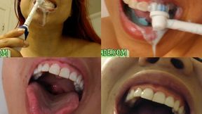 Tooth brush and mouth tours compilation vol 1 ****MP4***