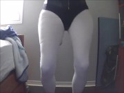 Cute Angels Pt6! Masked in Kathy, she plays with her huge silicone tits