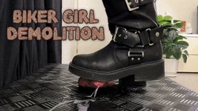 Your Balls and Cock Smashed by Your Biker Girl Friend in Dirty Boots (Slave POV Version) - TamyStarly - Cock Balls Crush Trample, Shoejob, CBT, Trampling, Bootjob, Stomping
