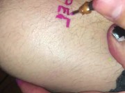 Lil Tweet eternalizing the name of the fallen star. Good night, sweet Peep.