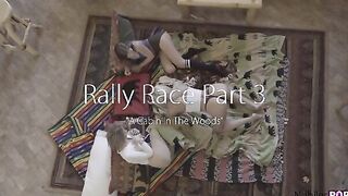 The Rally Race crew has made another pit stop. This episode, A Cabin In The Woods