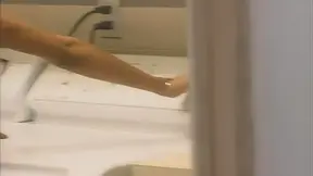 Latina GF gives horny handjobs and sucks big cock after a long day