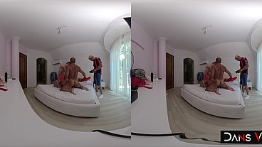 Lana Wolf Vr Part One – Behind The Scenes - Massive Cock Tag Team Makes Huge Natural Tits Nympho Squirt Nonstop