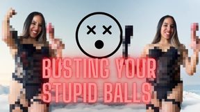 BUSTING YOUR STUPID BALLS Ballbusting