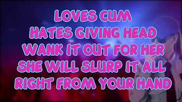 The Female Security Guard at the club loves eating cum but you must wank it out for her