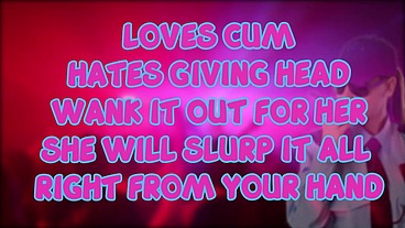 The Female Security Guard at the club loves eating cum but you must wank it out for her
