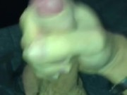 Énorme ejac de ma grosse bite français musclé