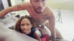 Gostosa Latina neighbor gets her little ass pounded