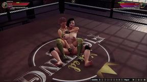 Adeline Vauj VS Luna (Naked Fighter 3D)