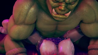 female knight lose to monster ork episode.12