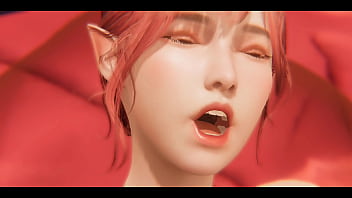 Elf babe Lynn craves cock and gets a creampie