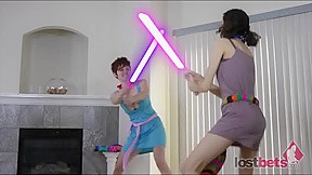 Dicksaber Duel with Princess Lily and Darth RyAnne