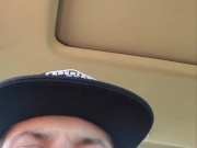 In public with sex machine driving wearing wifes dirty panties Check out onlyfans @greatestlicker69