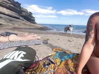 I get screwed on the beach with a voyeur from Hotmy.top