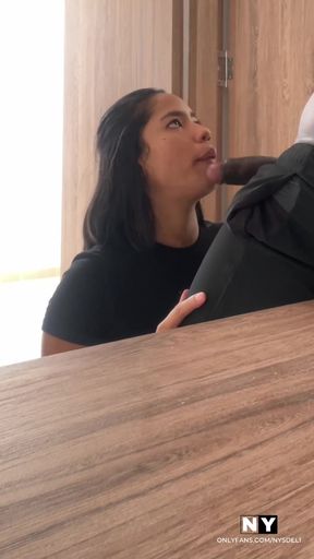 Must-see moment from "I wanted to try my stepfather's BBC -amateur couple- nysdel"