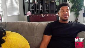 Big booty MILF gets BBC deepthroat & creampie in MMF threesome