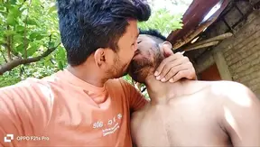 Hot Indian Gay Couple Exploring Passionate Anal Bliss And Intense Blowjob Action In Village Setting