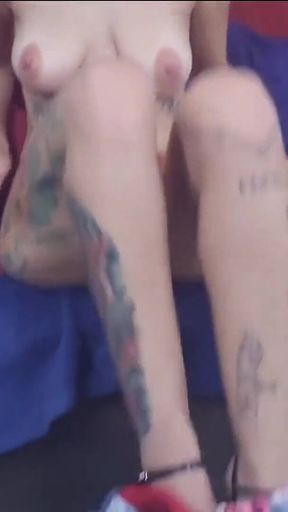 Slutty Bitch Showing off