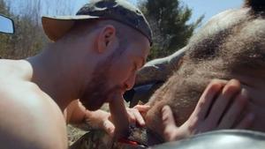 Bromo US - Inked american bear finds pleasure in plowing hard
