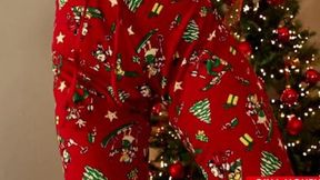 Stepmom Gina Monelli gets creampied under Christmas tree