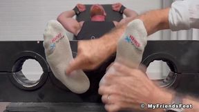 Tickle Chair Torture Electric Toothbrush On Balls Three Way Feet Domination