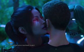 Lust Academy 4 - Leona and Katrina Fight Over James After He Passes the Entrance Exam