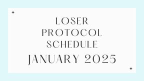 The Loser Protocol Calendar January - Loser Lifestyle 2025 Challenge - Sexual Rejection, Mind Fuck, Reprogramming, Verbal Humiliation