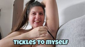 SELF TICKLING MY SENSITIVE ARMPITS WITH I PEN - I CANT STOP LAUGHING