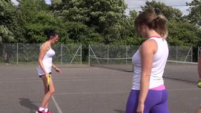 Horny brunette gets fucked by her stepon