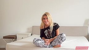 Lilly Bella - Initial Fitness Casting Legal-age Blonde Dancer From Prague