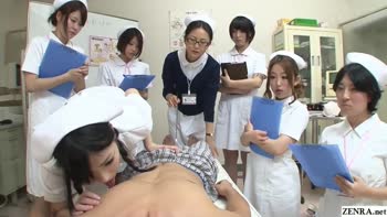 Natural Tits' Sizzling Handjob & Blowjob Showdown in a Hospital Setting